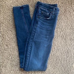 Rag and bone high rise skinny jeans